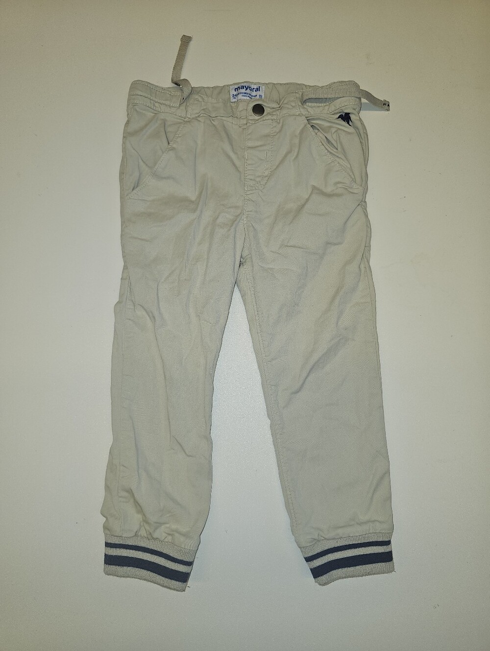 EUC | 24M / 92 cm | Mayoral | Beige Khaki Toddler Jogger Chino Pants